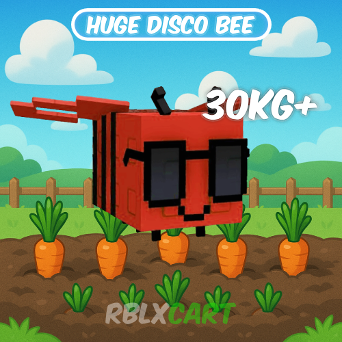 Grow a Garden Huge Disco Bee 30kg+ Pet